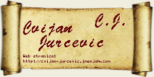 Cvijan Jurčević vizit kartica